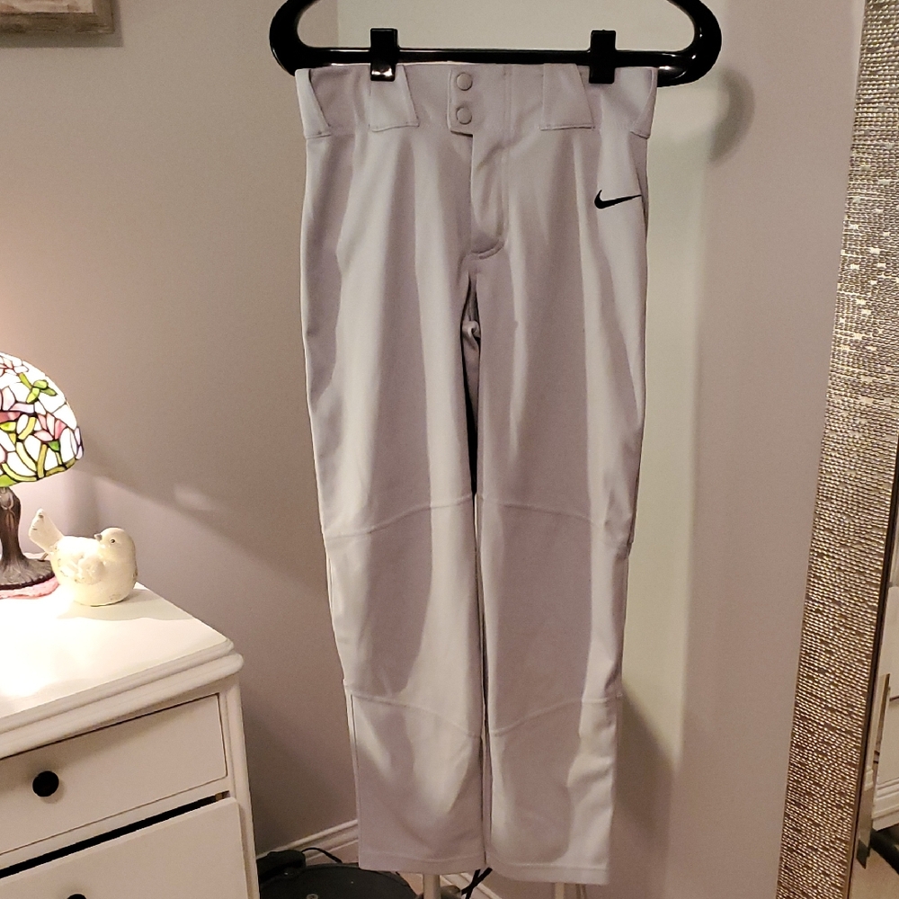 Nike Light Gray Baseball Pants